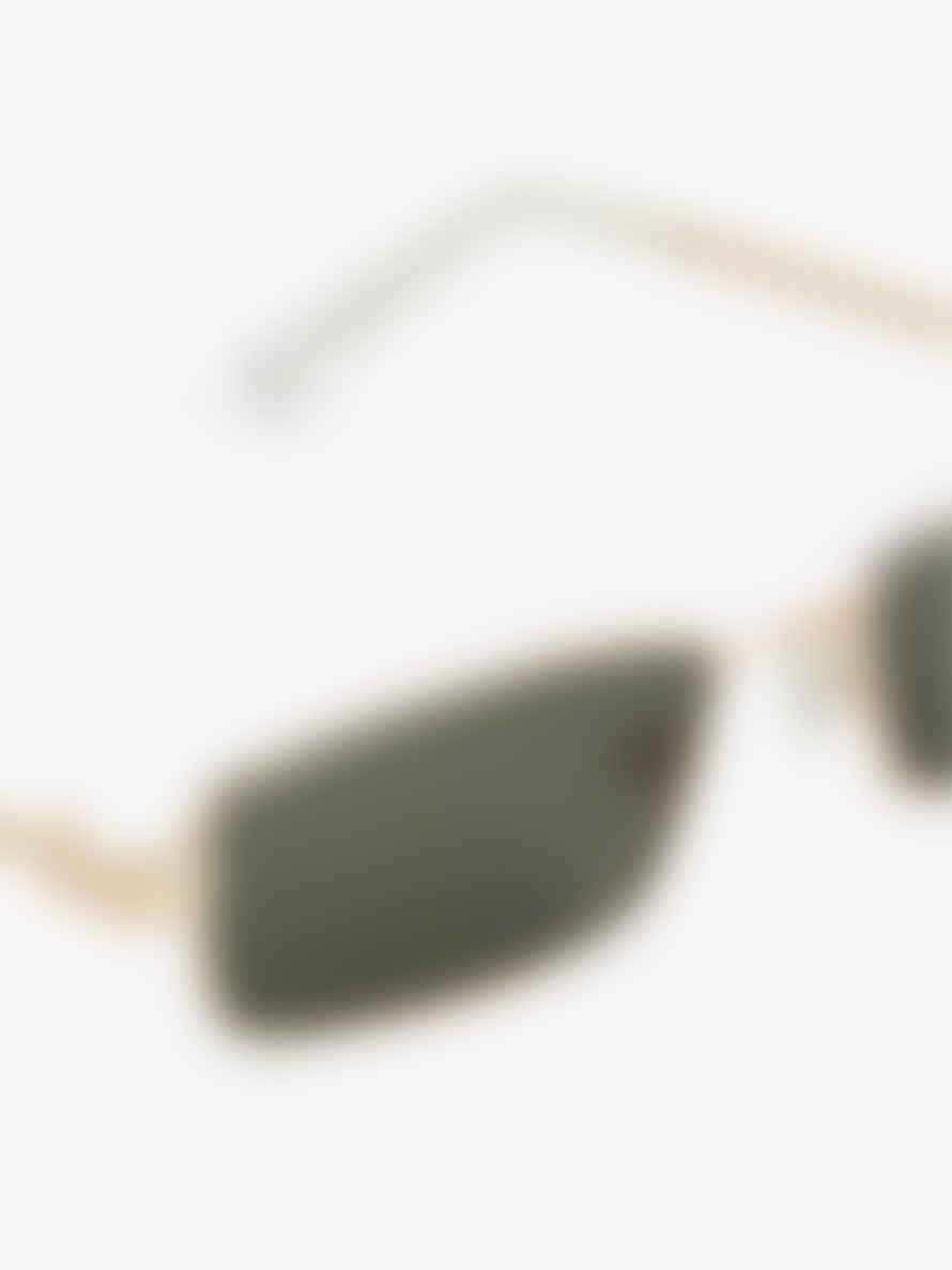 Le Specs Bizarro Sunglasses - Bright Gold Clear