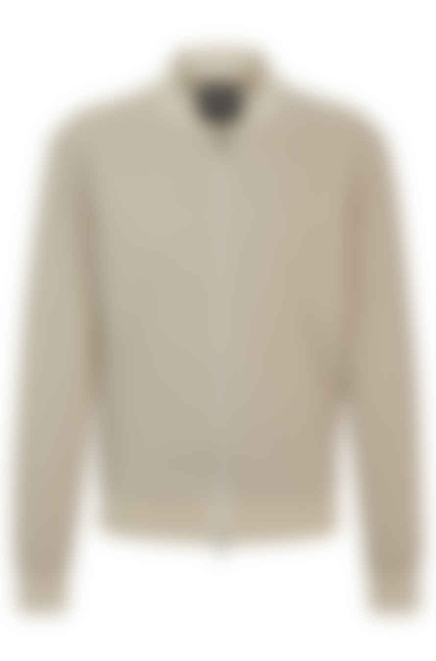Hugo Boss P-hanry-bmb Dark Beige Slim Fit Jacket In Linen Blend 50514604 255