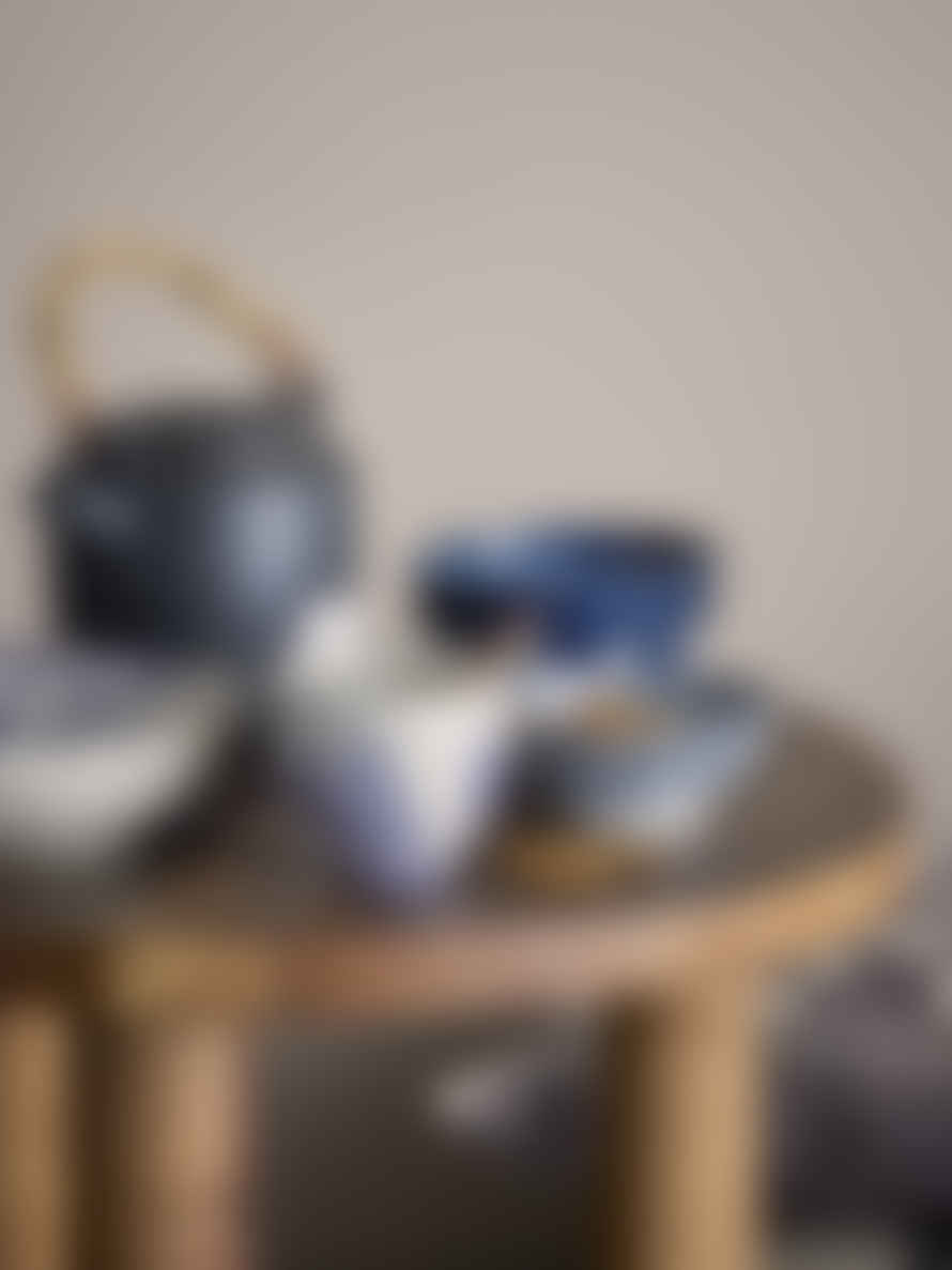 Bloomingville Petunia Bowl, Blue, Stoneware