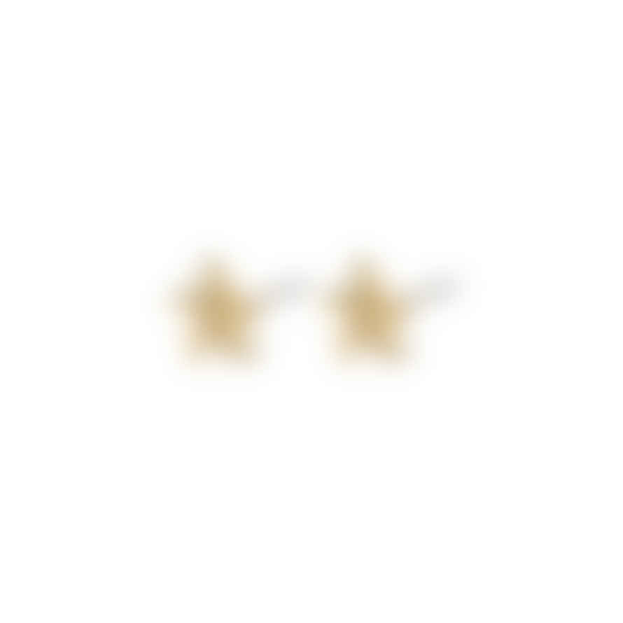 Pilgrim - Oakley Gold Plated Tiny Starfish Earrings