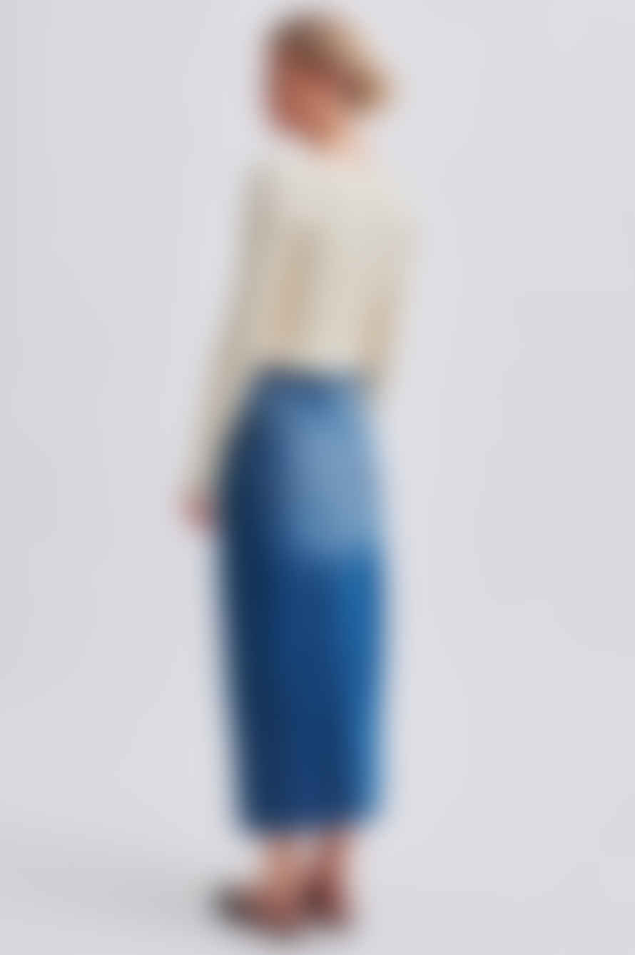 Second Female Kylie Blue Denim Skirt