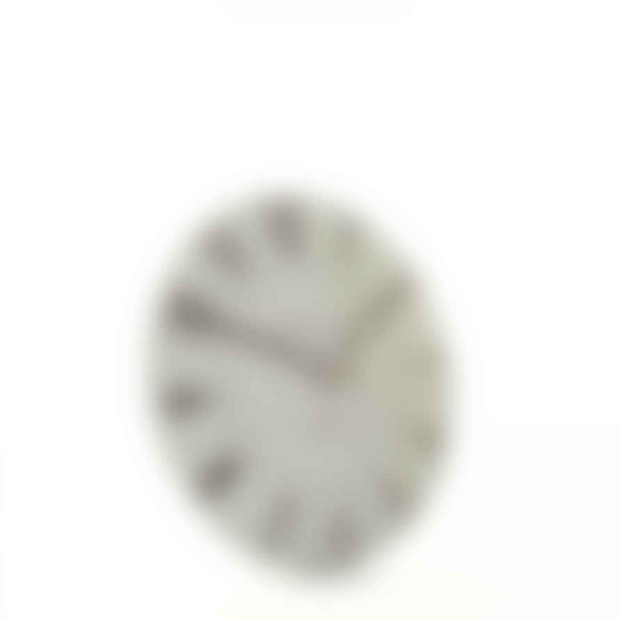 Distinctly Living 6"" Mulberry Mantel Clock Silver Cloud