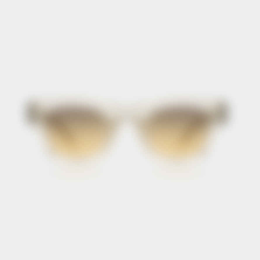 A.Kjaerbede  Ecru Transparent Lane Sunglasses