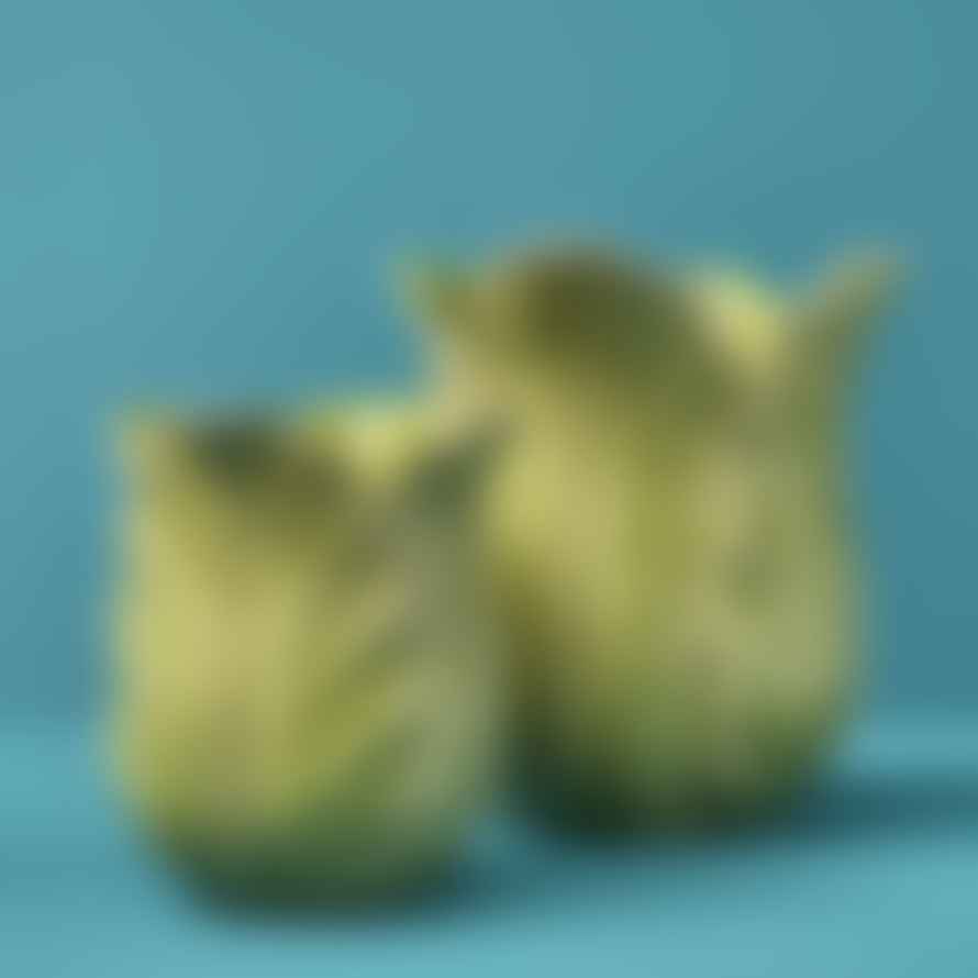 Werner Voss Small Green Tulip Vase