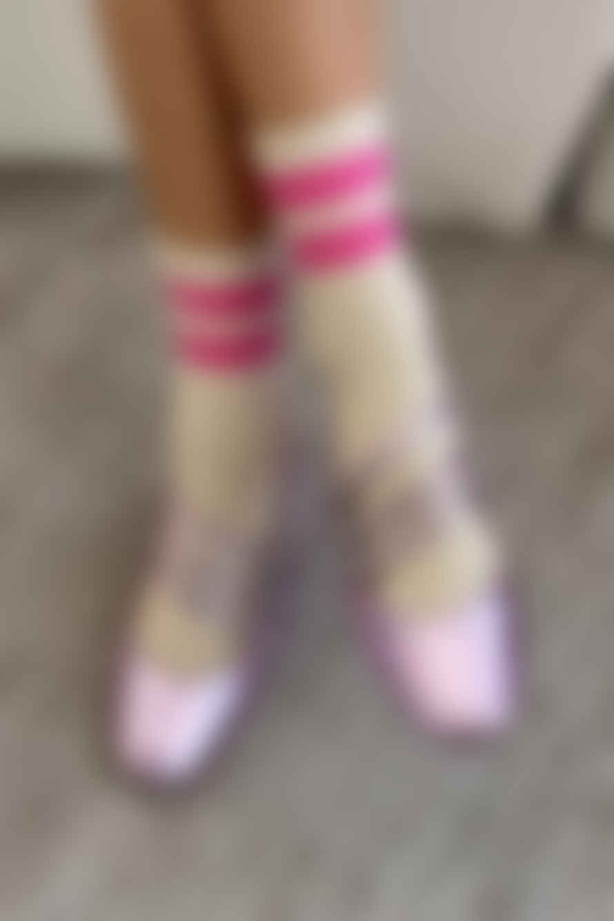 Le Bon Shoppe Her Varsity Taffy Socks