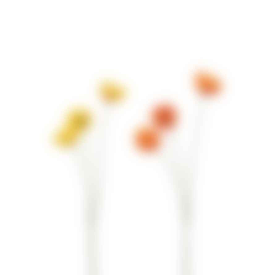J-Line Orange Decorative Faux Poppy Spray 