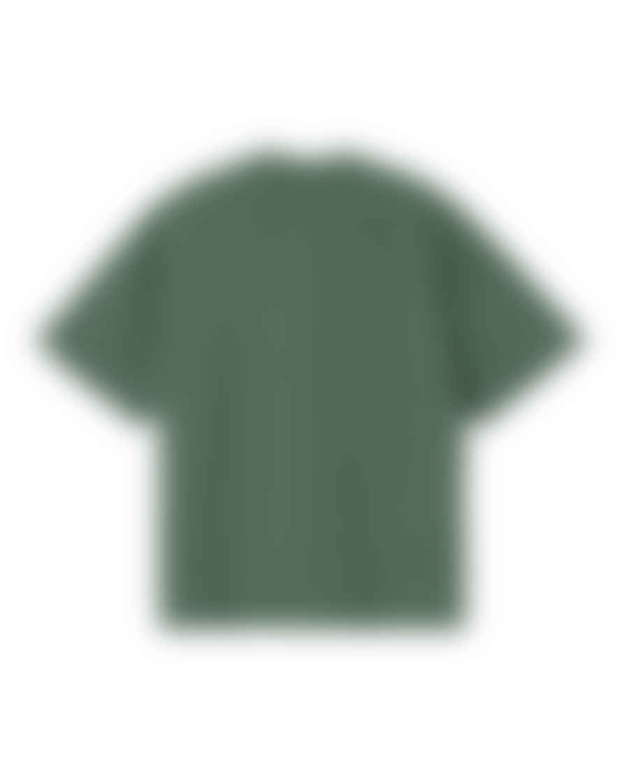 Carhartt Camiseta Ss Link Script - Park/black