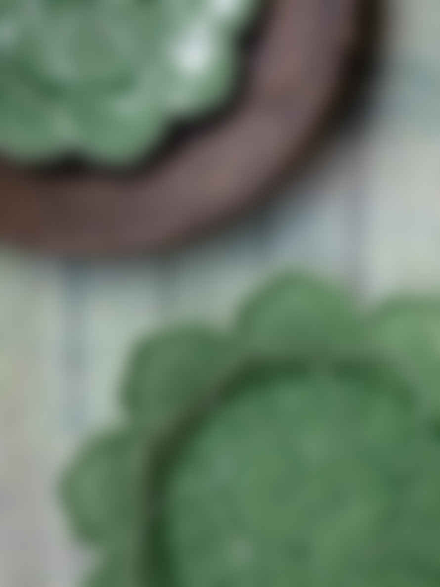 Van Verre Bordallo Leaf Plate In Green