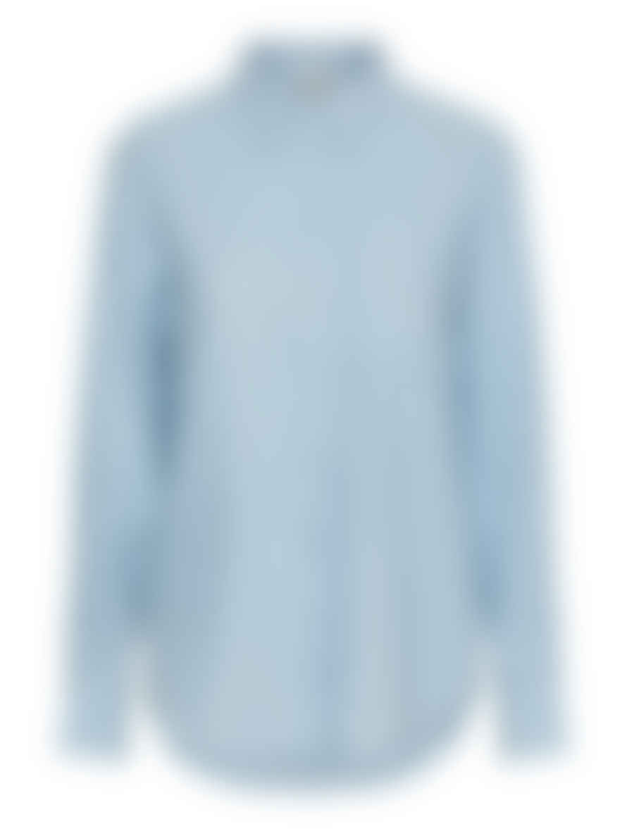 Y.A.S | Flaxy Ls Linen Shirt - Clear Sky