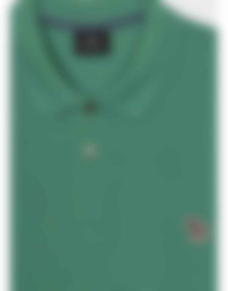 Paul Smith Paul Smith Ss Zebra Polo Shirt Col: 33c Emerald Green, Size: M