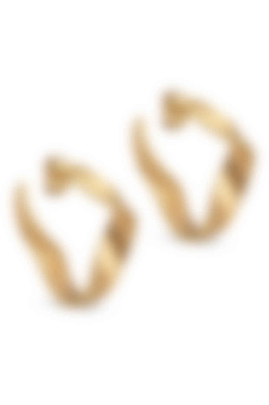 Enamel Copenhagen Dalia Gold Earrings
