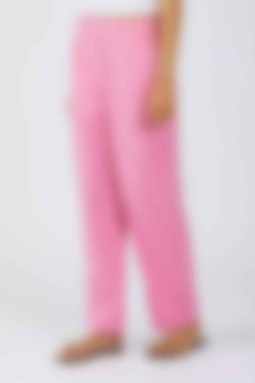 Reiko Parachute Capri Pink Trousers