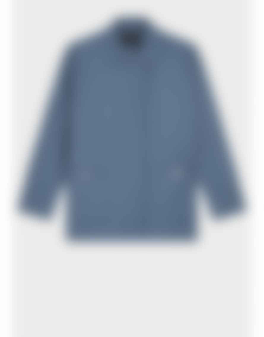 Paul Smith Paul Smith Swirl Trim Showerproof Jacket Col: 43 Greyish Blue, Size: 1