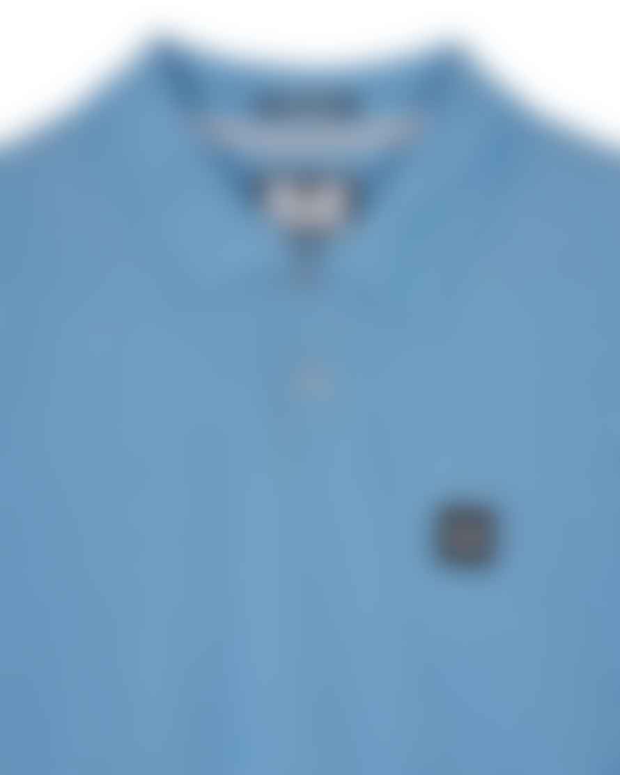 Weekend Offender Caneiros Short-Sleeved Polo Shirt (Coastal Blue)