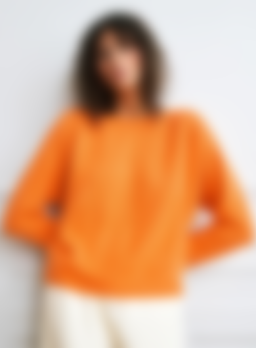 FRNCH Sylvie Knit Jumper In Orange From