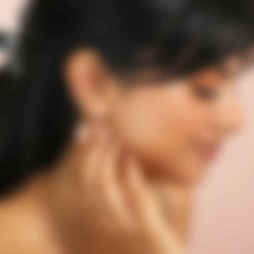 Lisa Angel Crystal Teardrop Stud Earrings