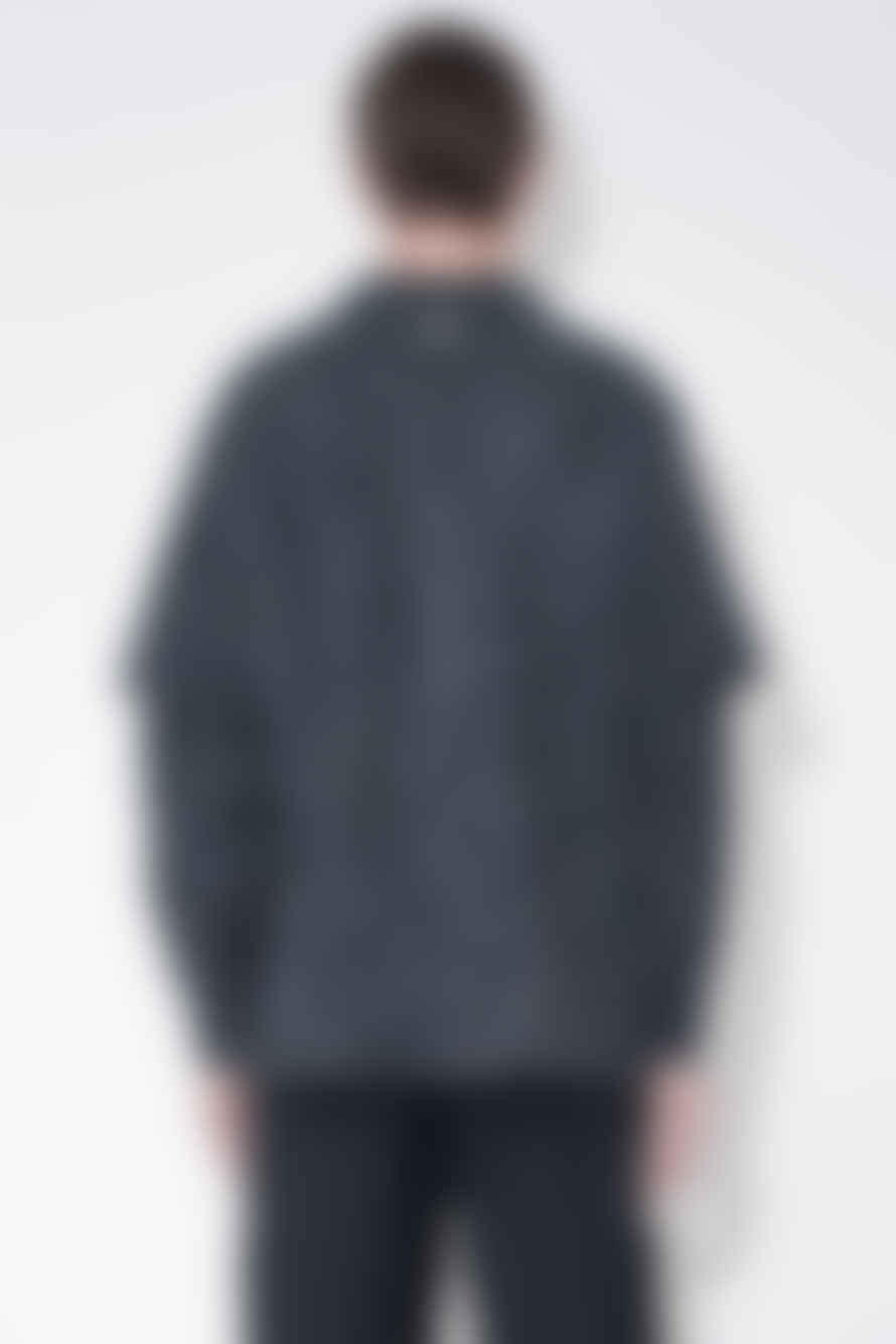 Han Kjobenhavn Wrinkle Two-layered L/s Shirt Black