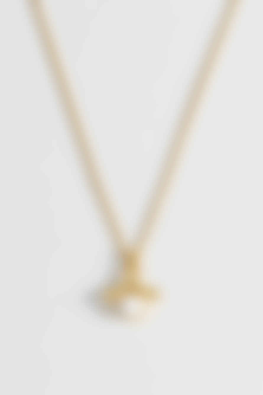 Estella Bartlett  Pearl Bee Necklace - Gold Plated