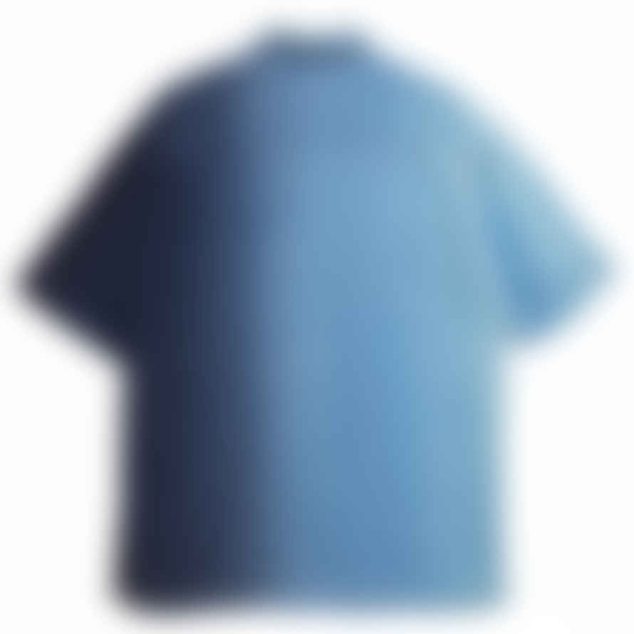 YMC Mitchum Short Sleeve Shirt Blue
