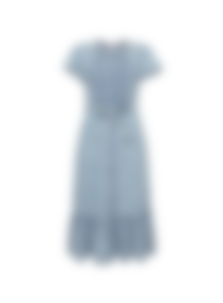 FRNCH Nolene Denim Midi Dress In Bleu Jean From