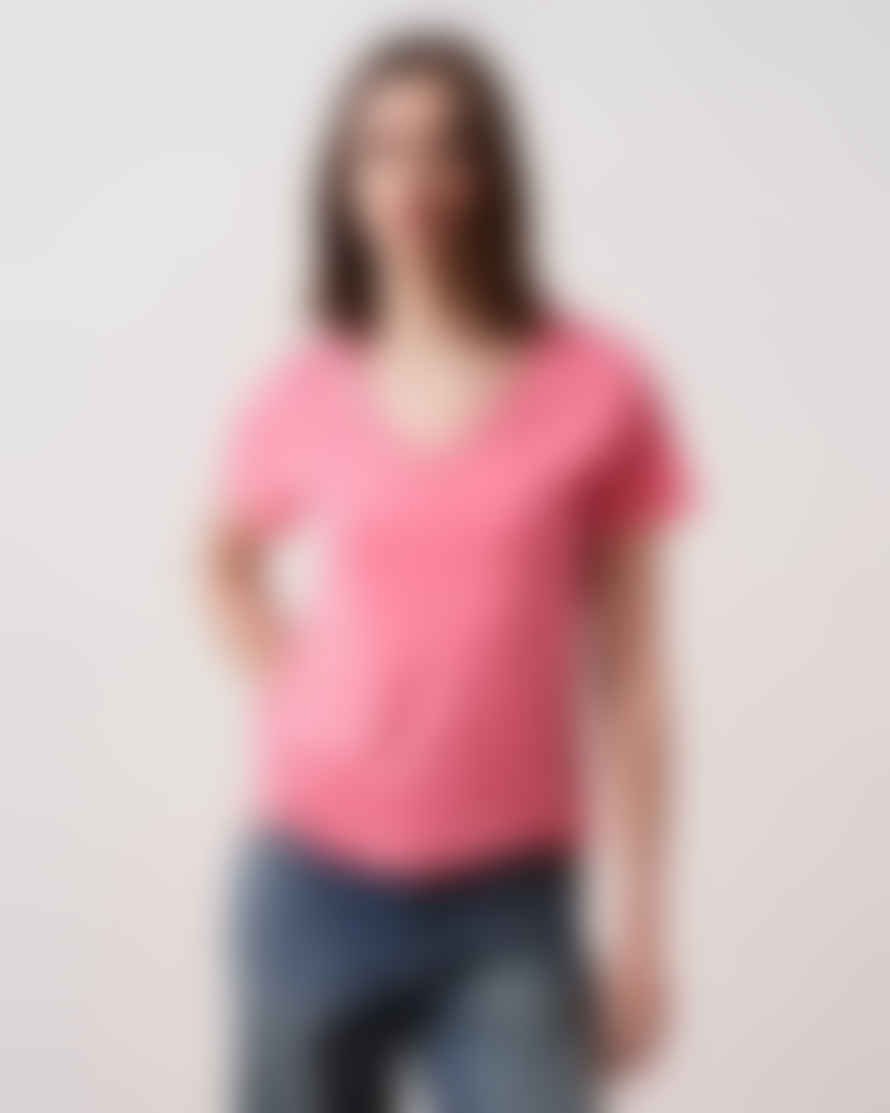 Absolut Cashmere Marilla Short Sleeve T Shirt Flamingo