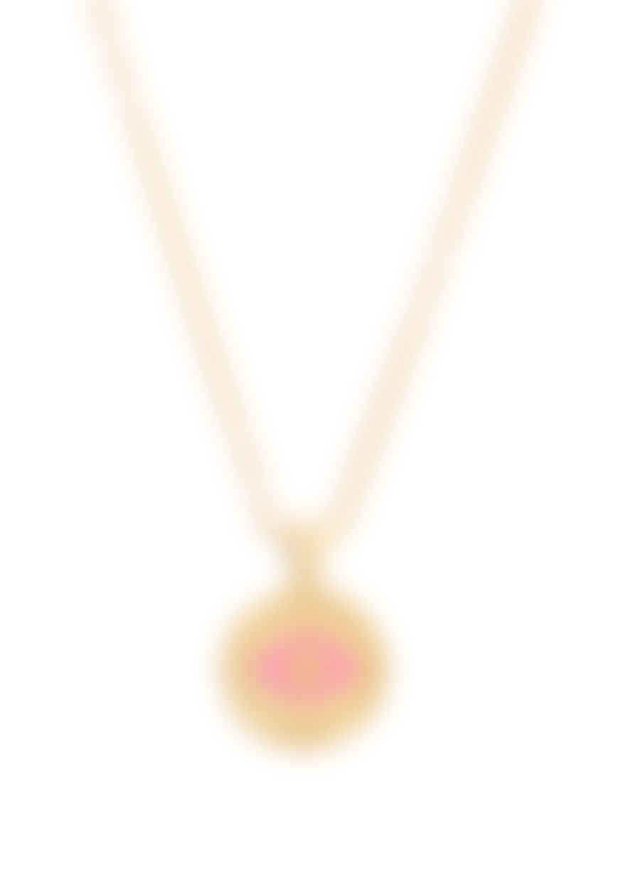 Talis Chains Evil Eye Pendant Necklace – Pink