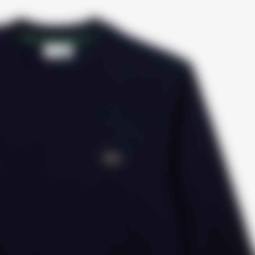 Lacoste Navy Blue Organic Brushed Cotton Mens Sweatshirt 