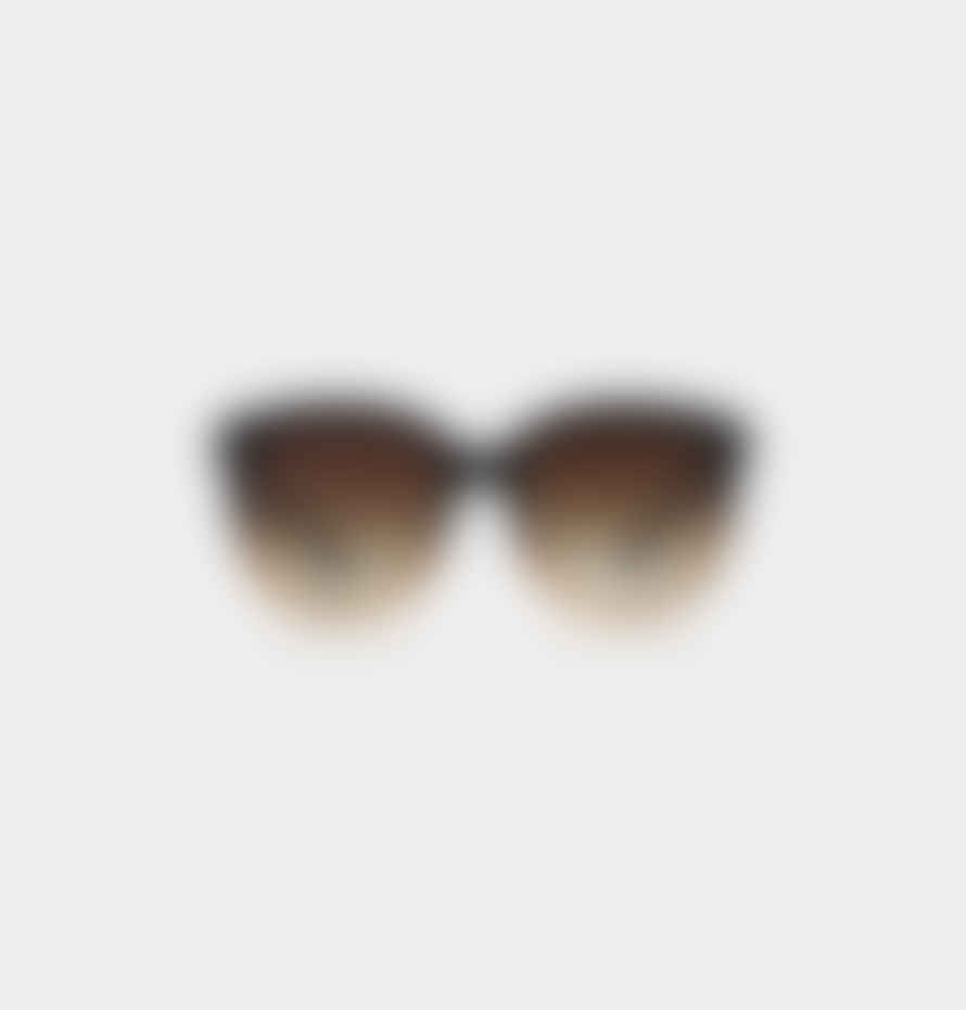 A Kjærbede Black and Brown Transparent Billy Sunglasses