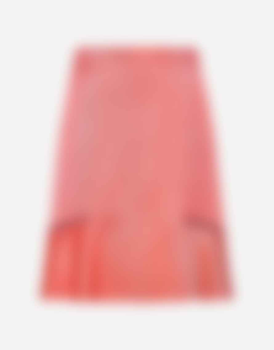 Boss Boss Vileina Ladder Stitch A Line Skirt Col: Coral Pink, Size: 12