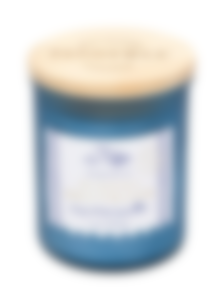 Paddywax Coastal Glass Candle Sea Blue In Hinoki Driftwood From Paddywax
