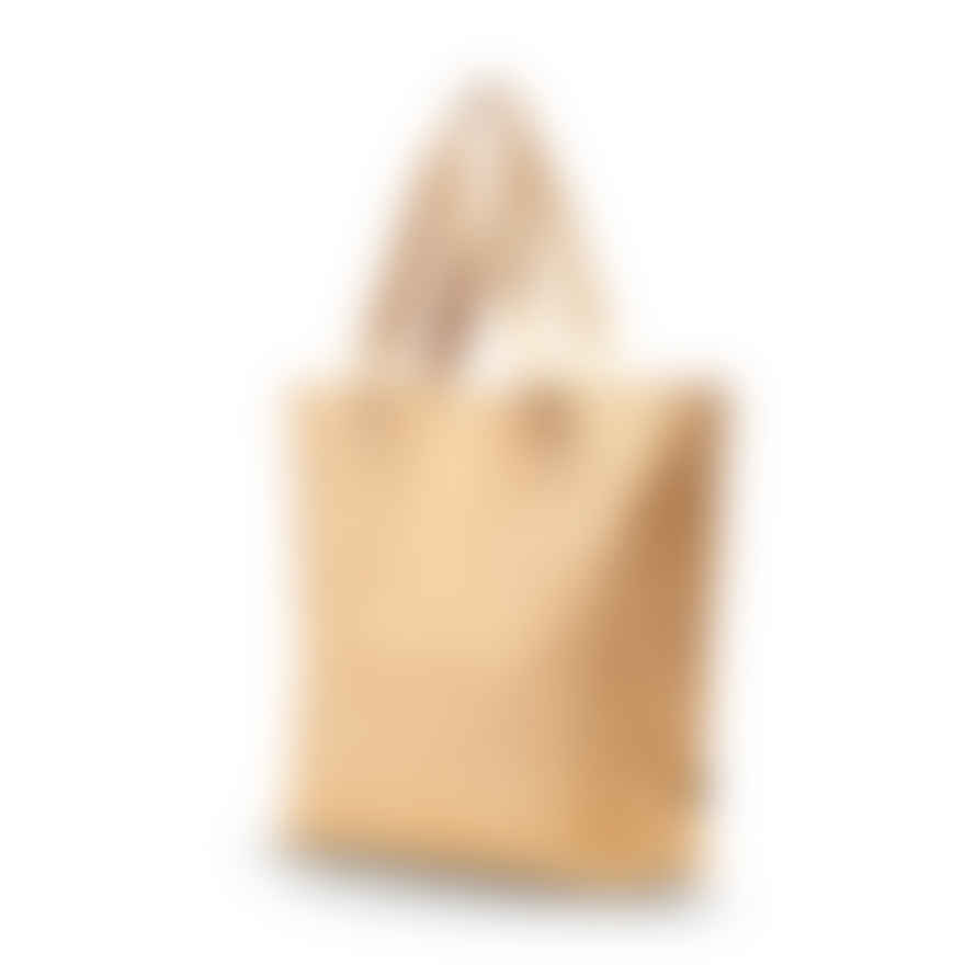 Hayashi Vegan Paper Leather Large Tote Bag in Dust Colour
