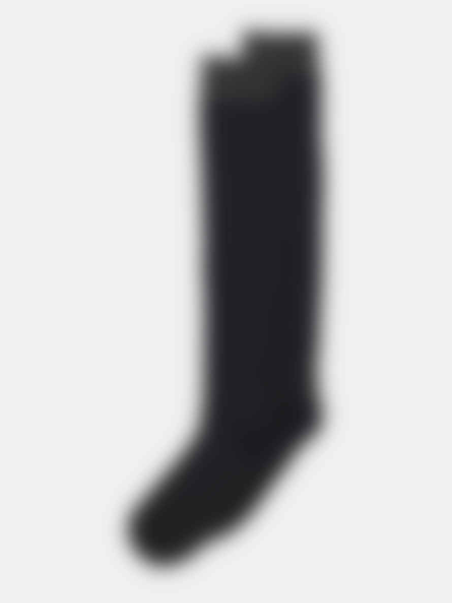 mp Denmark Wool/Silk Knee Socks - Black