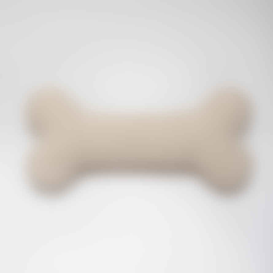 Mongrel Natural Canvas Bone Dog Toy