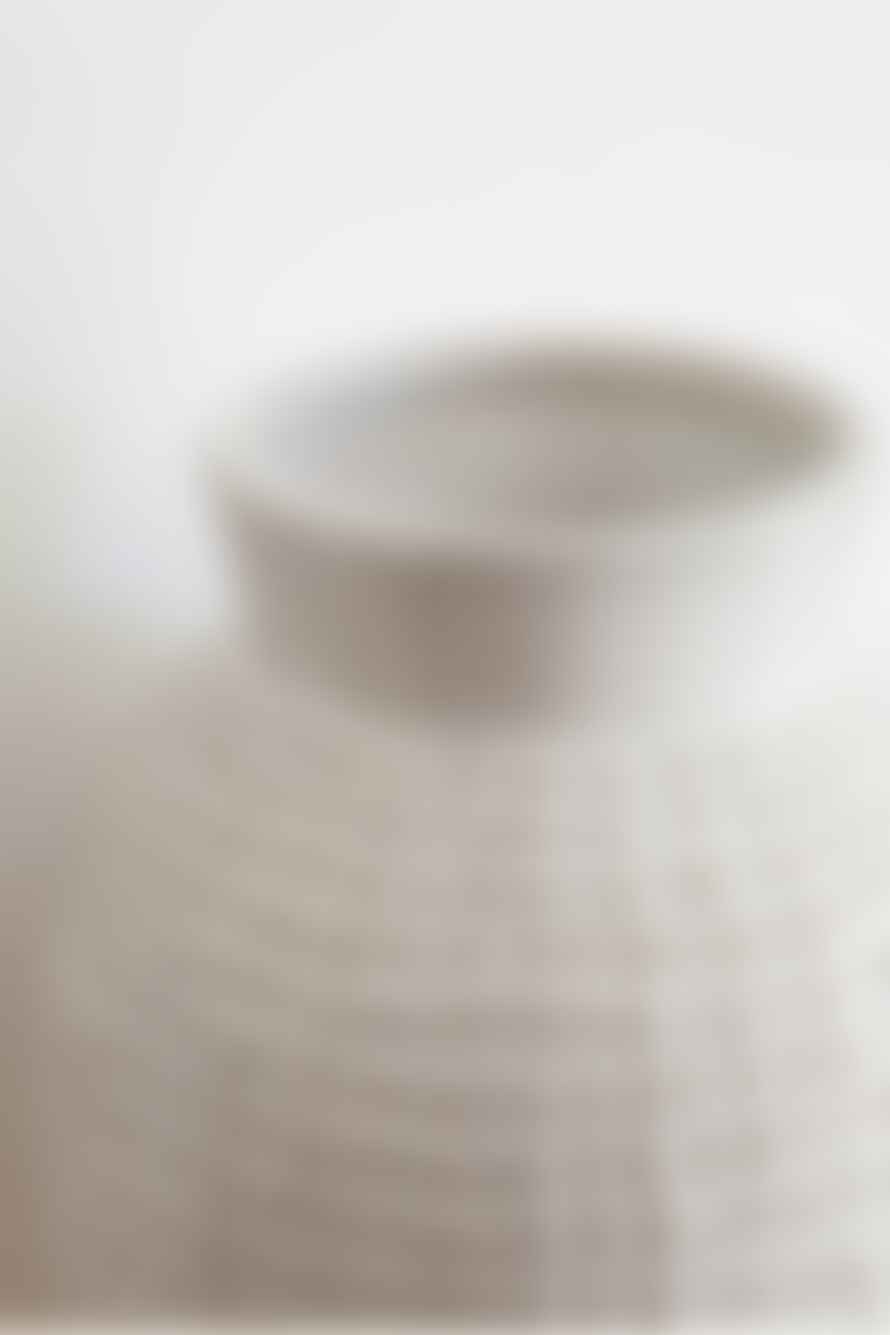 The Home Collection Off White Dot Vase
