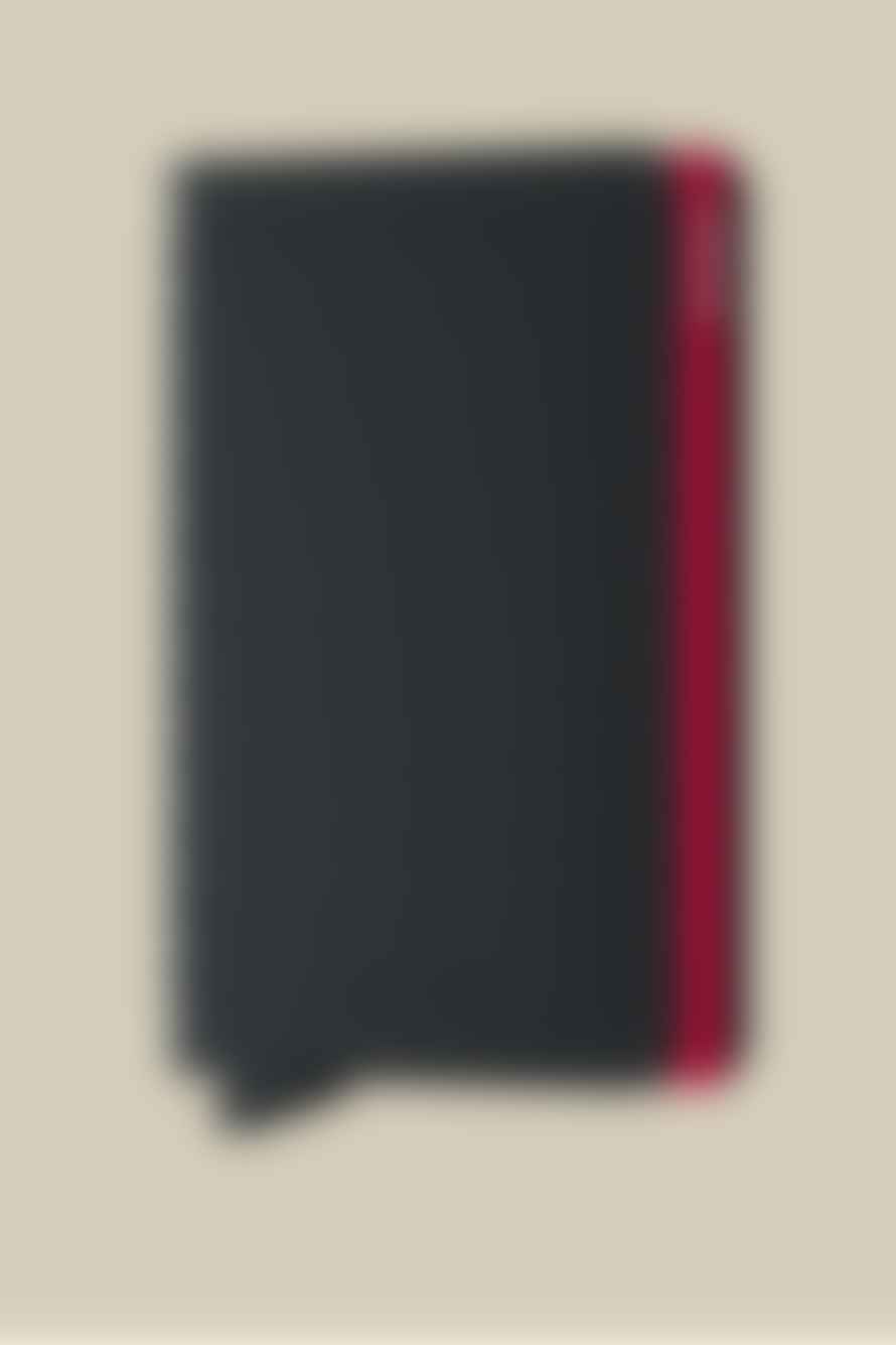 Secrid Slimwallet In Cubic Black And Red