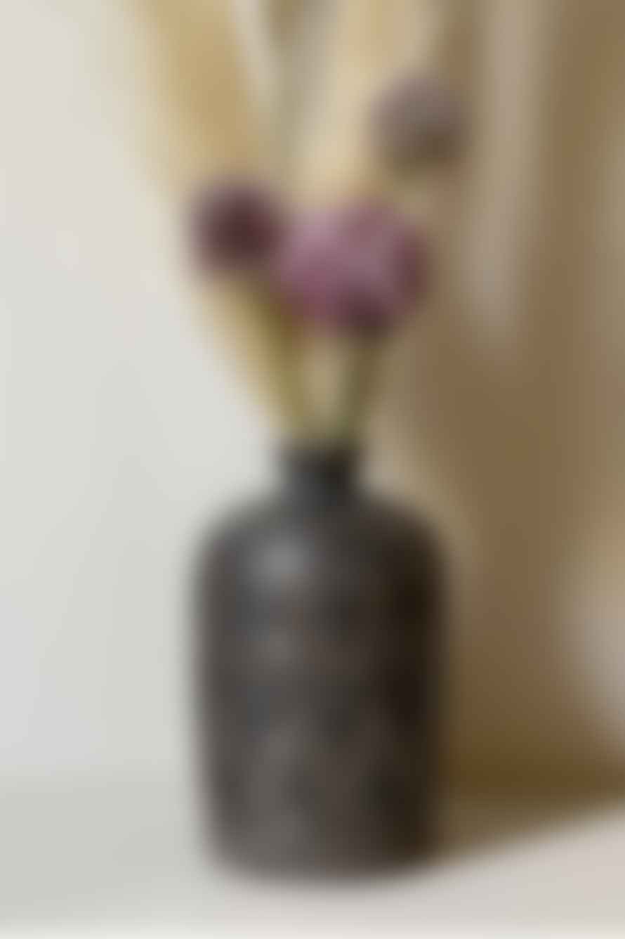 Vanilla Fly Ceramic Vase In Brown