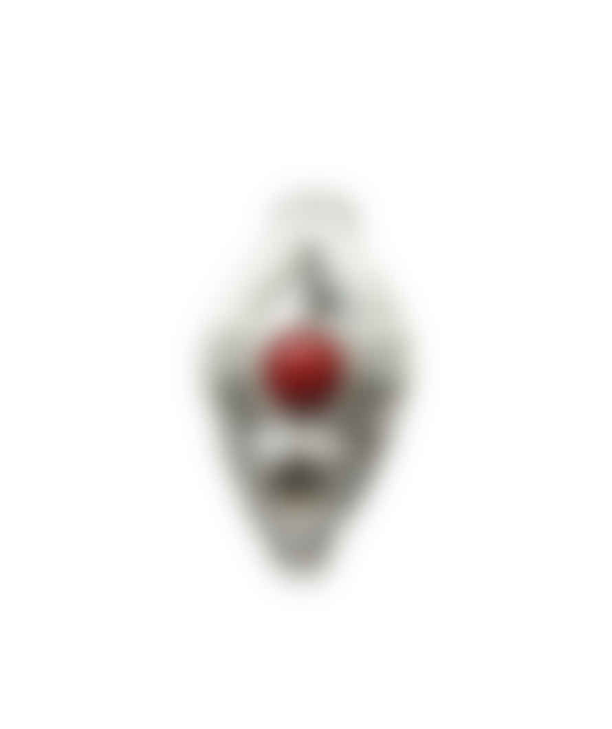 Urbiana Silver Gemstone Ring With Flower