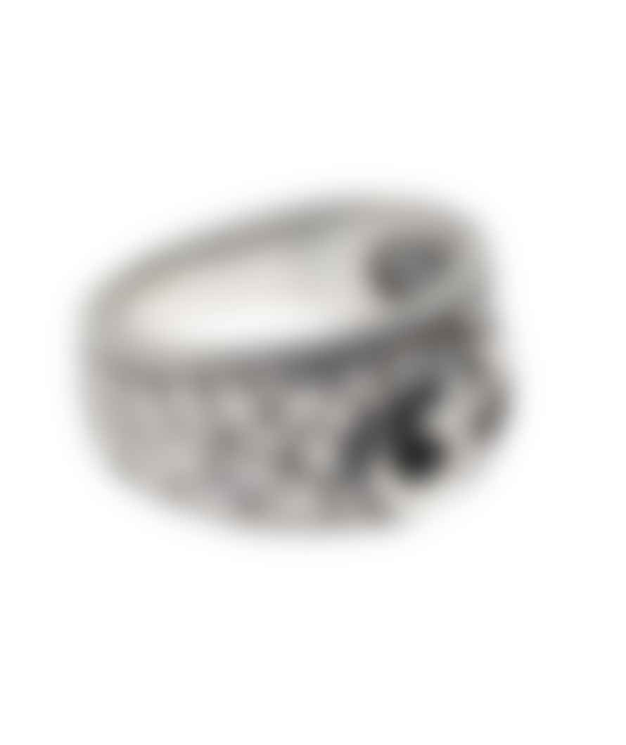 Urbiana Premium Sterling Silver Om Ring