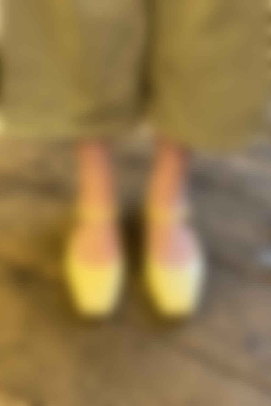 Shoe The Bear Maya Patent Anise Yellow Ballerina Shoes