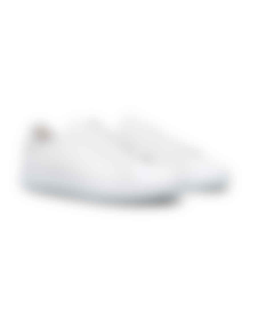 Clae Triple White Leather Trainers