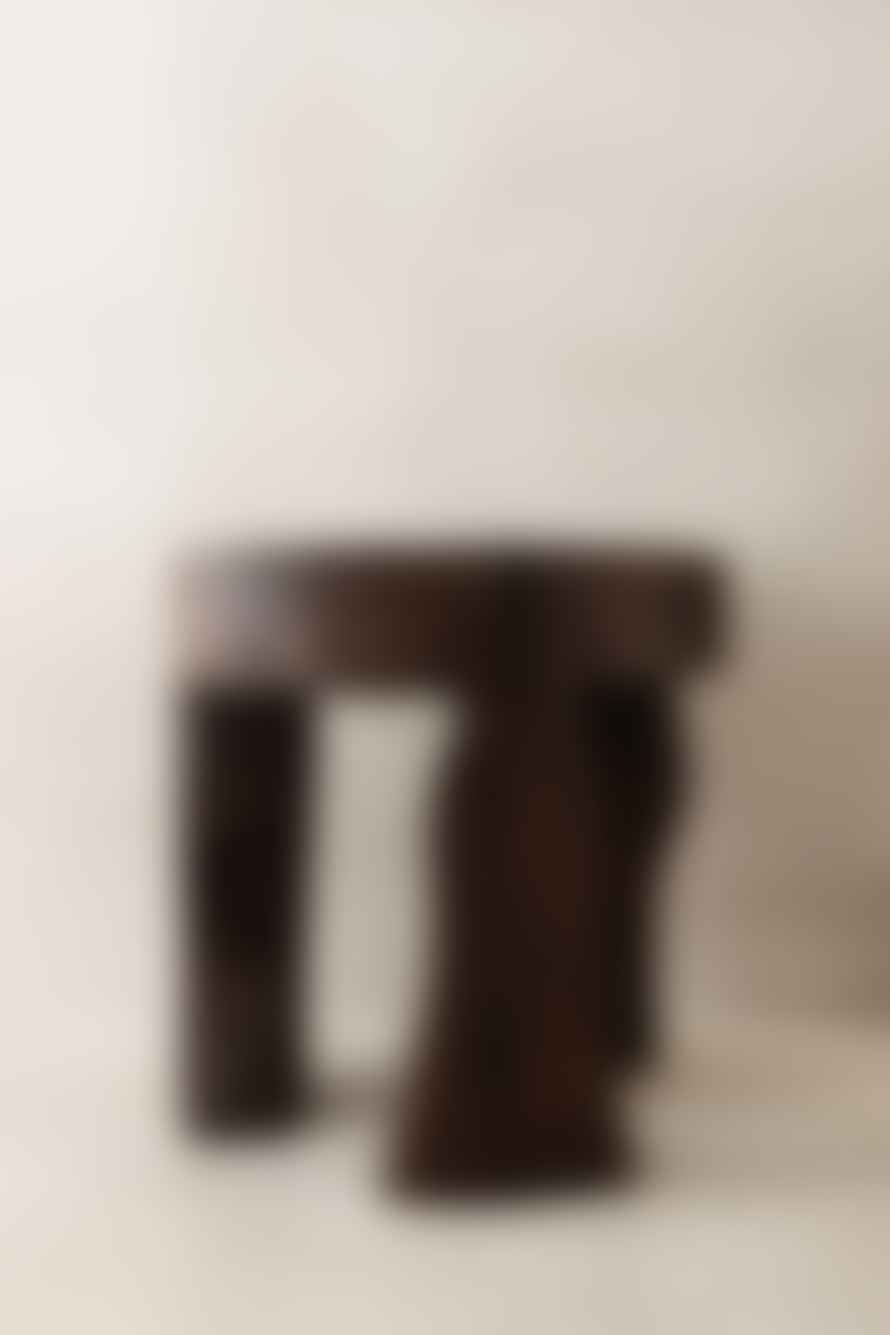 botanicalboysuk Hand Carved Wooden Stool\Side Table - 48.3