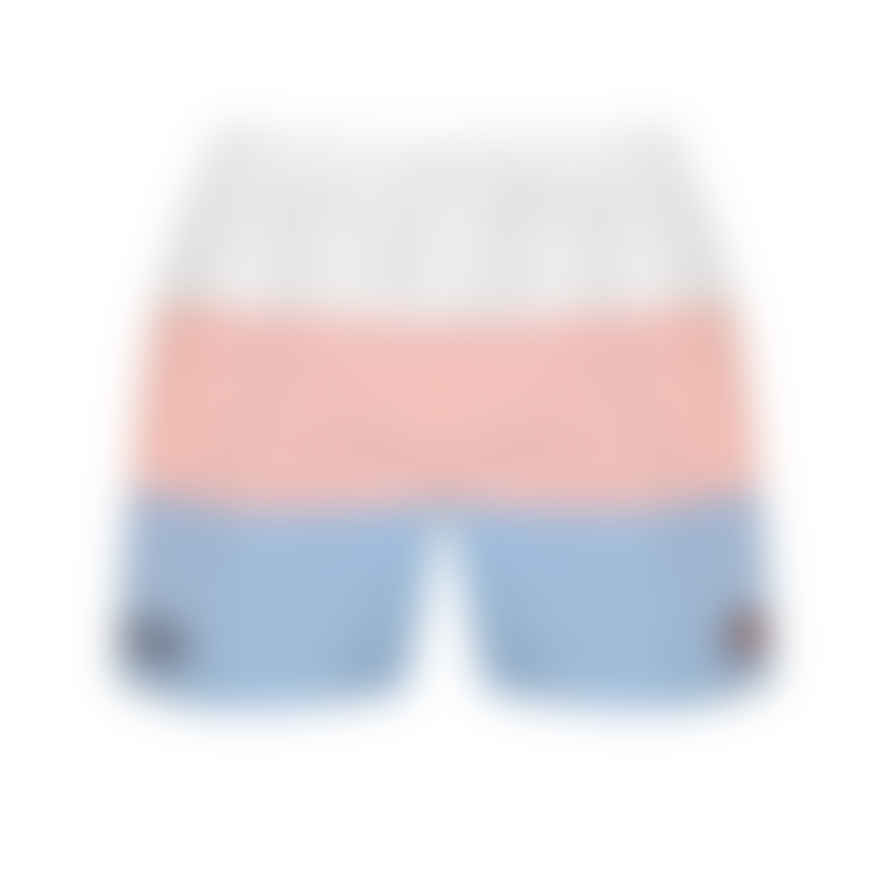 Ellesse Cielo Swim Shorts In White/ Pink/ Blue