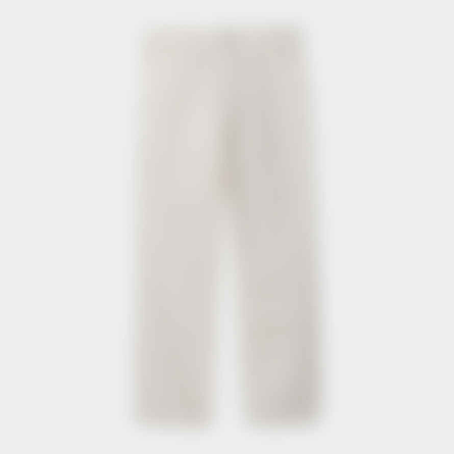 Carhartt Pantalon Single Knee Off White Rinsed