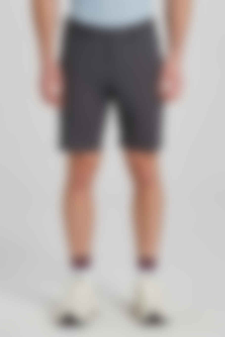 Gant Anthracite Grey Slim Fit Twill Shorts 205068 162