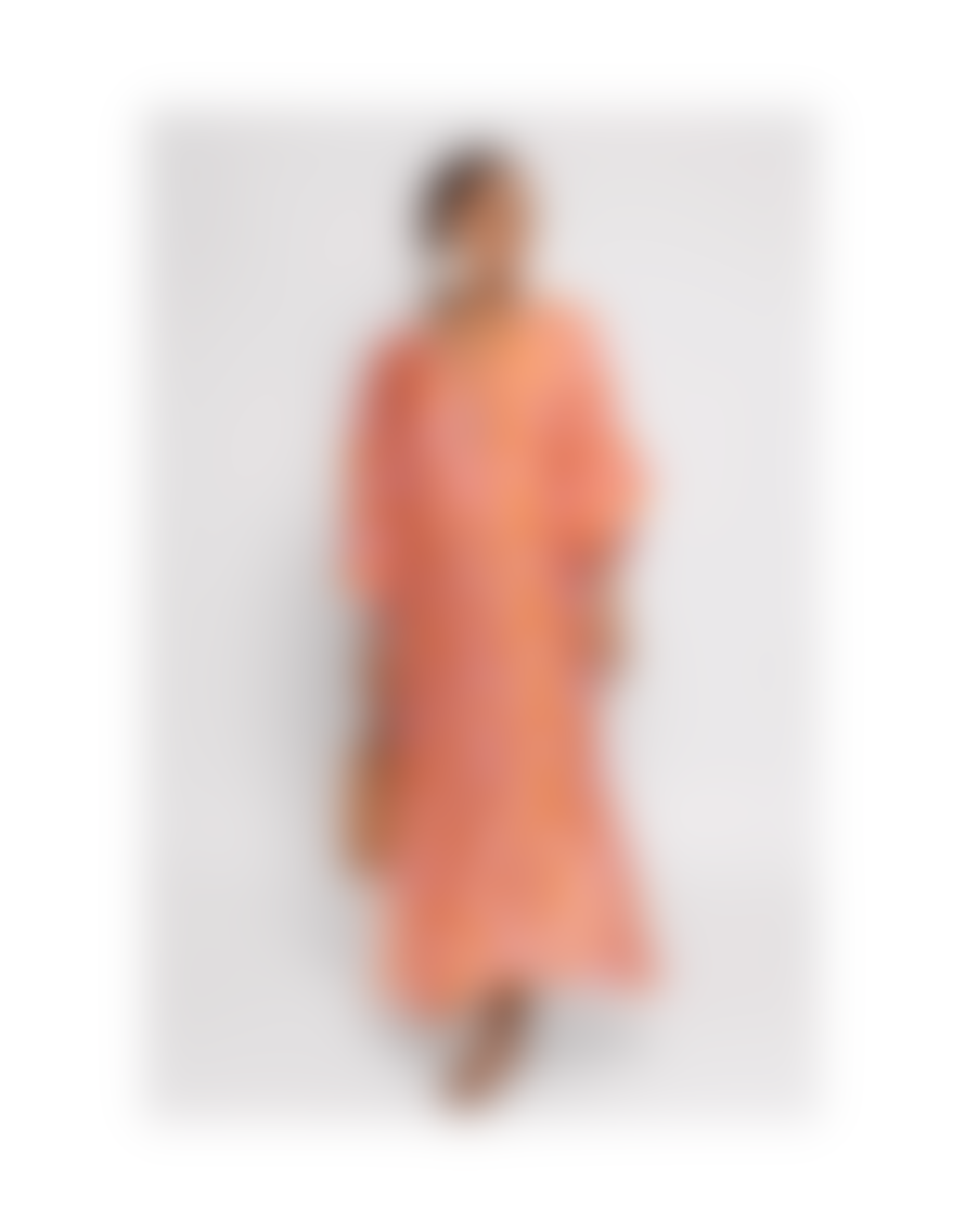 Sundress Sundress Leandre Geometric Lima Print Dress Col: Pink/orange, Size: M/