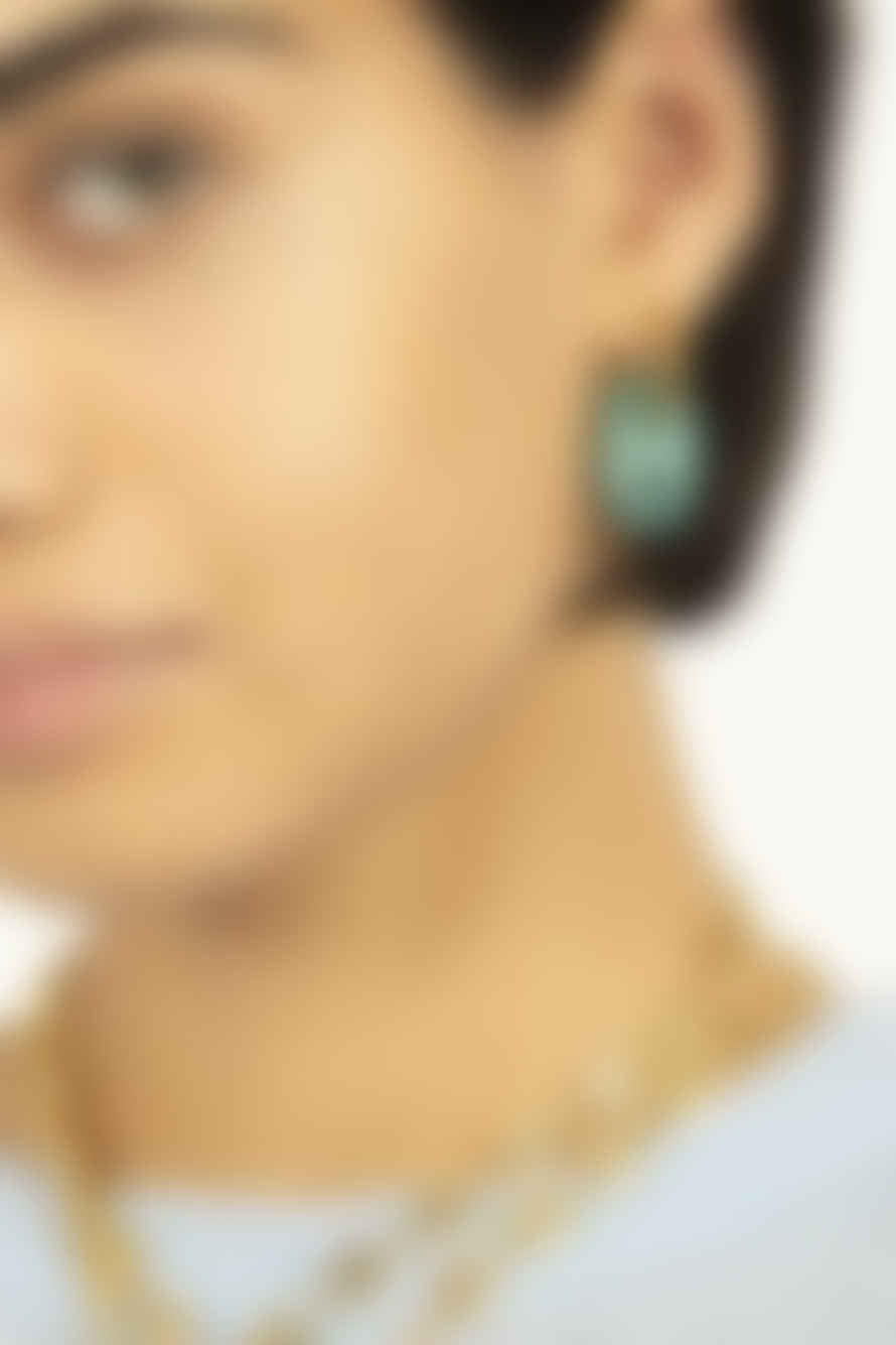 Sandralexandra Single Mariner Link Turquoise Earring