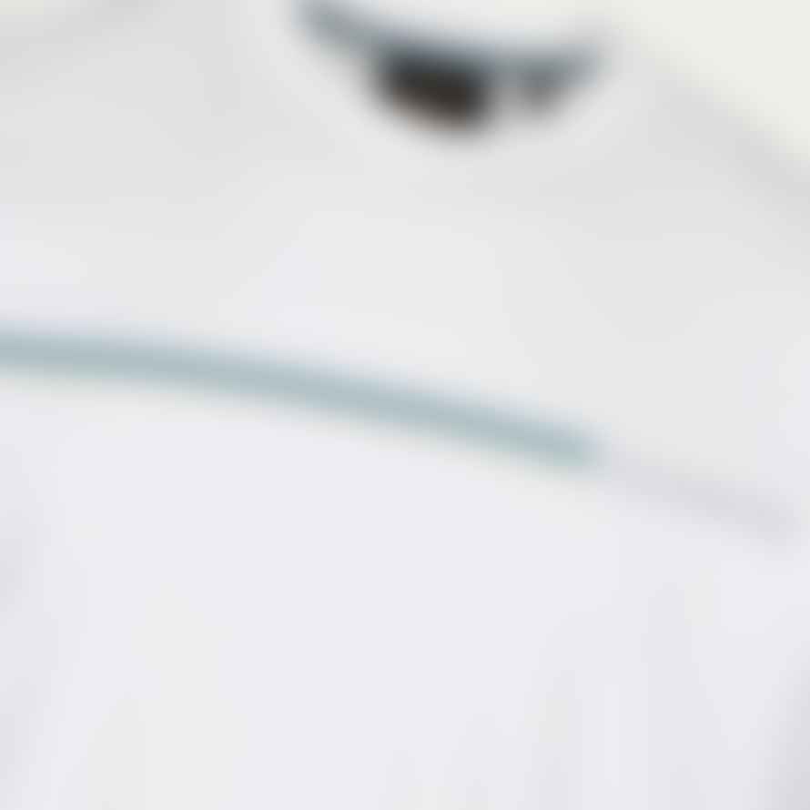 Sandbanks Tri-colour Stripe T-shirt - White