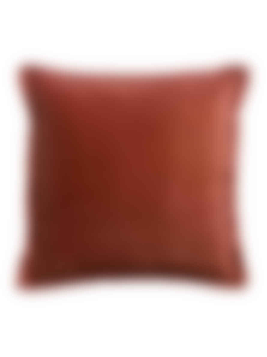 Viva Raise Fara Siena Fringed Velvet Cushion - 45x45cm