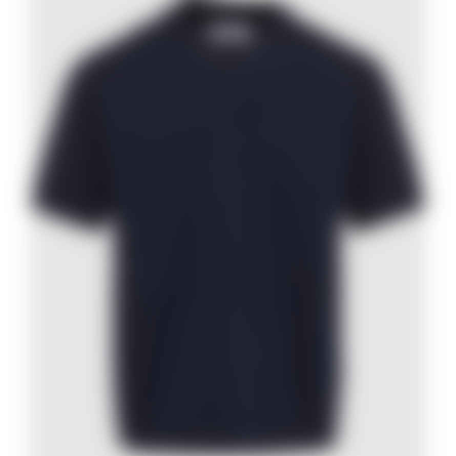 Minimum Ryker Maritime Blue Knit Polo T-Shirt