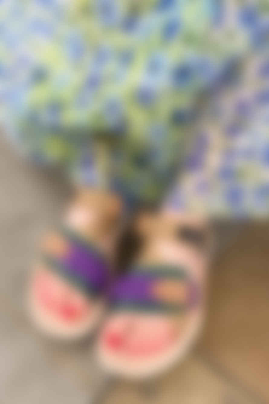 Flower Mountain Nazca 2 Uni Violet / Light Brown Sandals